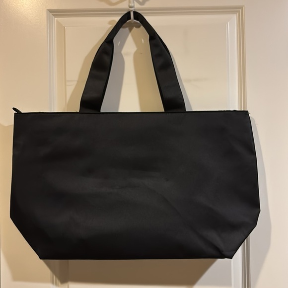 NWT Victoria’s Secret large black sparkle tote - Picture 3 of 4